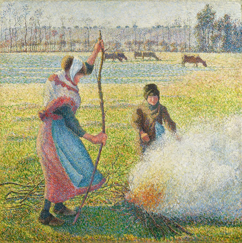Contadina che accende il fuoco - Collezione Hasso Plattner, Museo Barberini, Potsdam